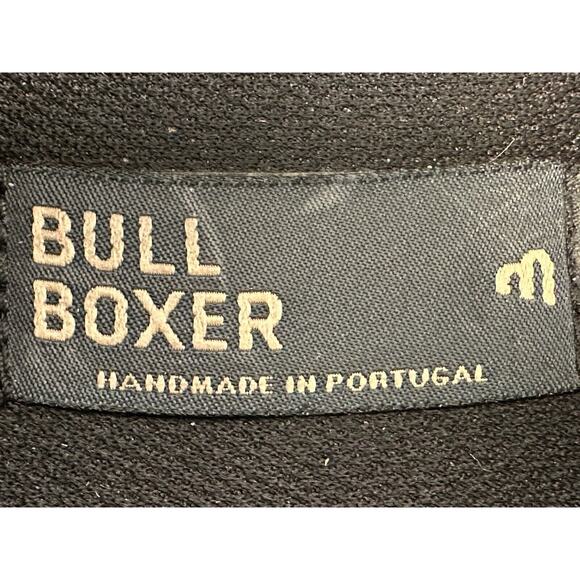 BULL BOXER ART. NAME PHYLUP BLACK, MENS DRESS CASUAL SHOES Size 11 Handmade - Picture 9 of 11